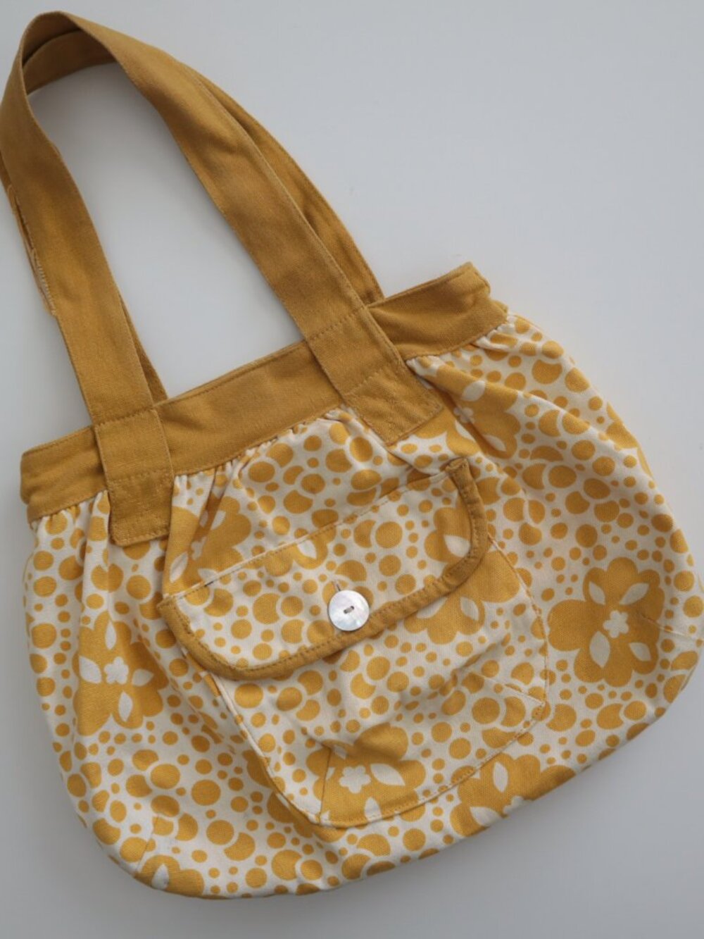 Noa Noa Y2K Cotton Canvas Floral Bag